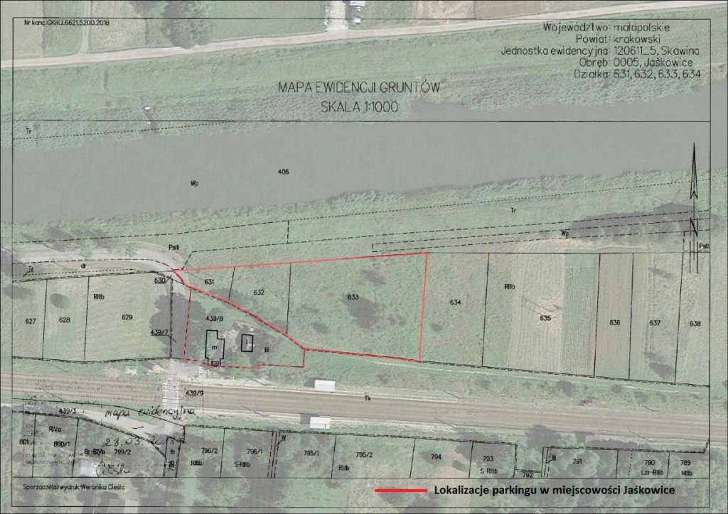 Jaśkowice będą miały parking P&R przy PKP